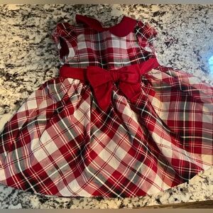 Beautiful 3-6 month Gymboree dress, cardigan and red headband